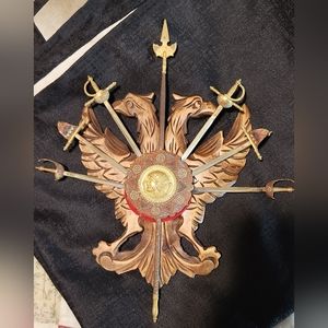 Toledo Spain Vintage Coat of Arms.